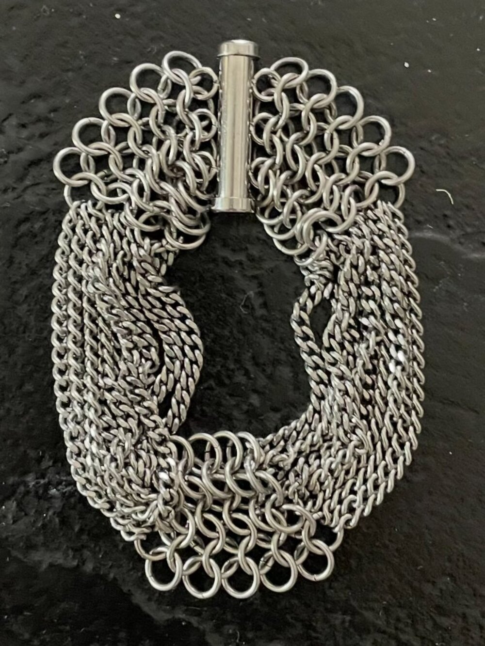 Handmade Chainmaille Cuff Bracelet